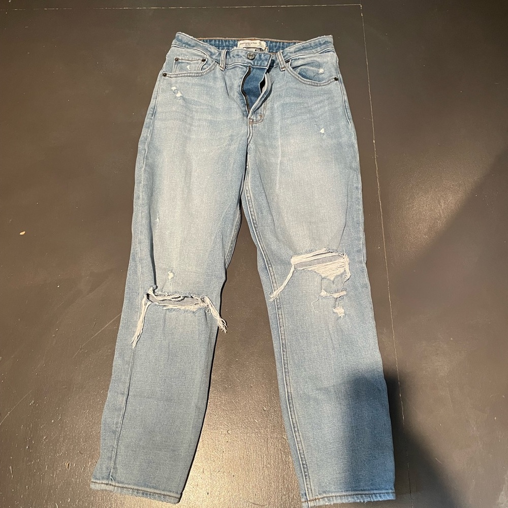 Curve Love Abercrombie High Rise Mom Jeans
